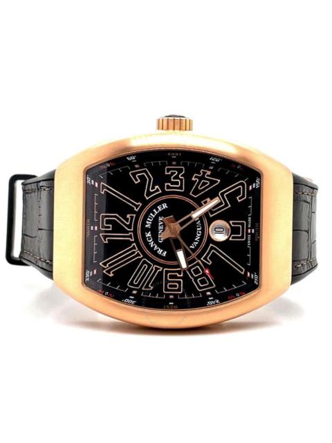 FRANCK MULLER Pre-owned Franck Muller Vanguard Black Dial Men's Watch 45SCGLDBRNGLD