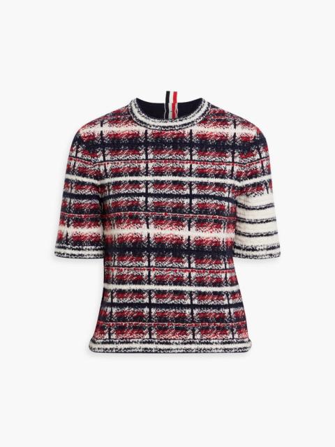 Thom Browne Checked wool-blend sweater