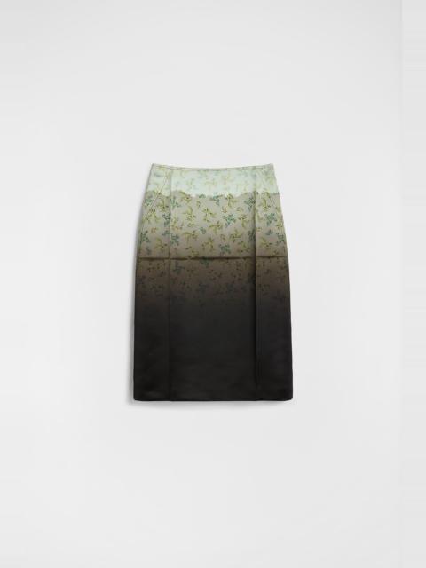 Jil Sander Silk Printed Skirt