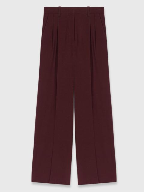 maje Tailored high-waisted suit trousers