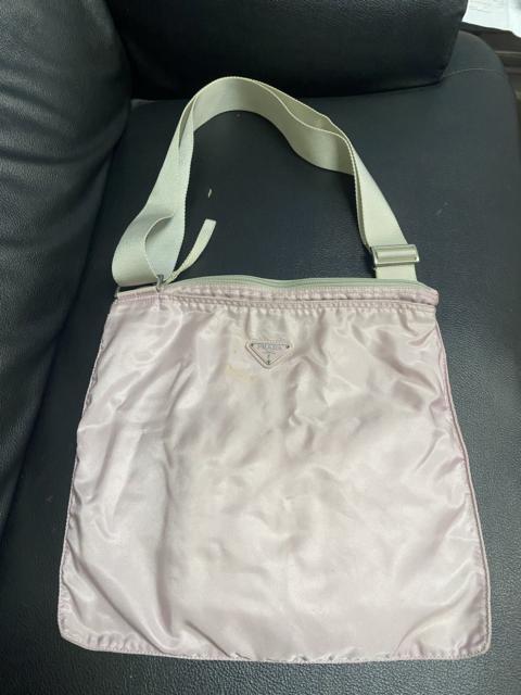 Prada Authentic Prada Tessuto Nyalon Pink Crossbody Bag