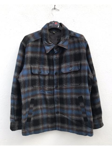 Other Designers Uniqlo - Vintage Uniqlo Rayon Wool Quilted Lining Shirt Jacket