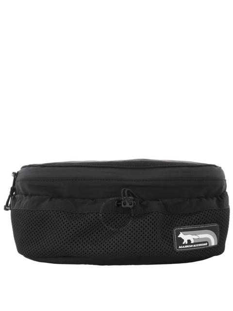 Maison Kitsuné Maison Kitsune Black Nylon Flash Fox Bumbag