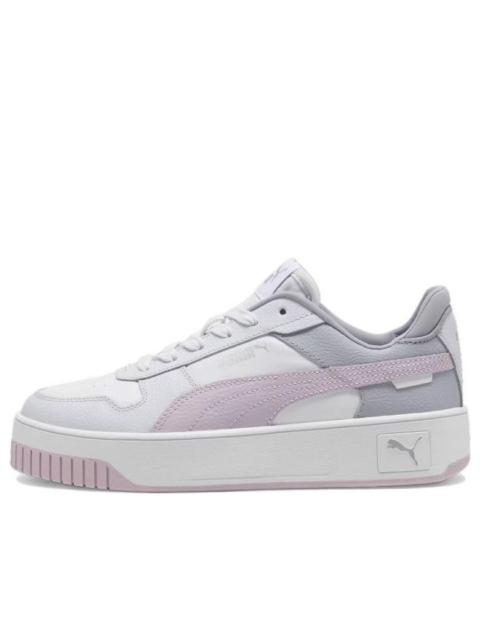 (WMNS) PUMA Carina Street Sneakers 'White Lilac' 389390-23