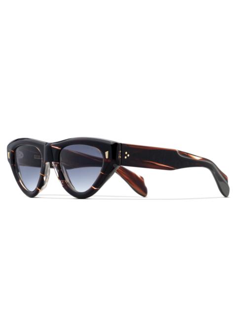 CUTLER AND GROSS Cutler and Gross Blue Cat Eye Ladies Sunglasses CGSN992650 002 50