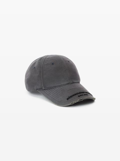 Alexander Wang Distressed Logo Baseball Cap