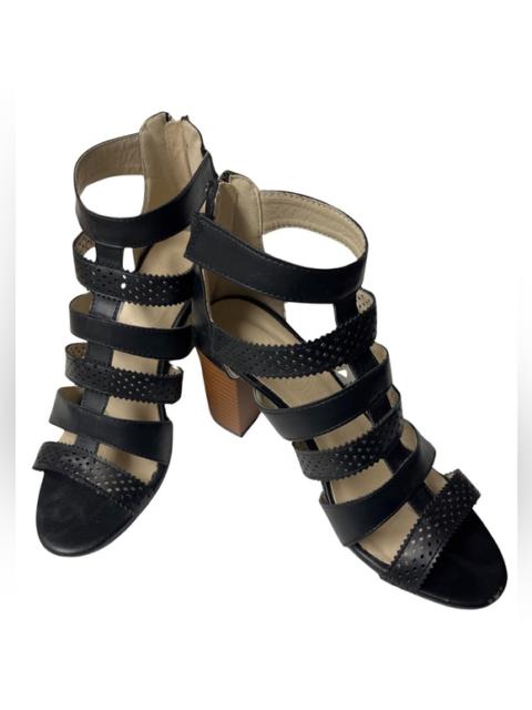 Other Designers Kensie Black Strappy Heels Size 7