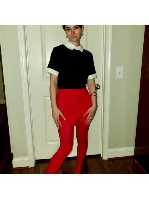 Other Designers Abercrombie & Fitch Women's Red and Black Skirt