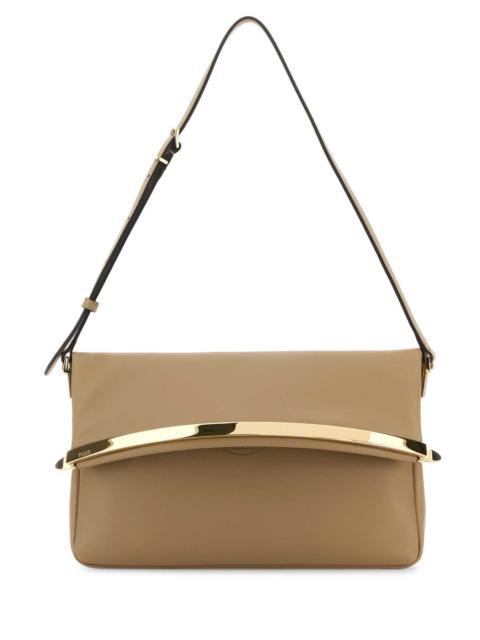 Tod's Tod's Women Beige Leather Shoulder Bag