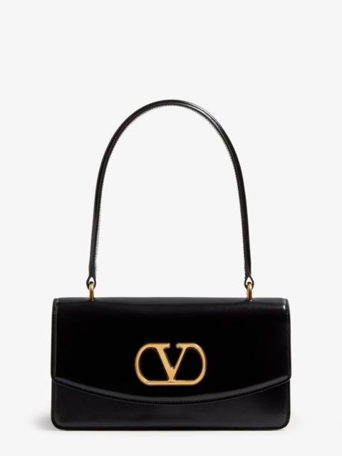 Valentino Valentino Garavani Vlogo Leather Shoulder Bag
