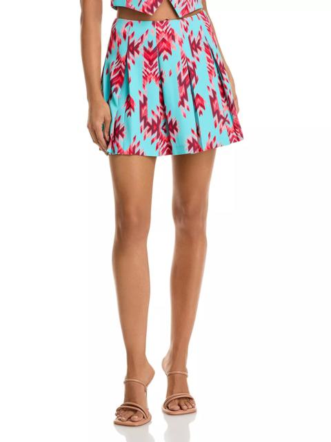 L'AGENCE Tania Pleated Mini Skirt