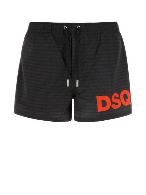 DSQUARED2 Dsquared Men Printed Polyester Swimming Shorts