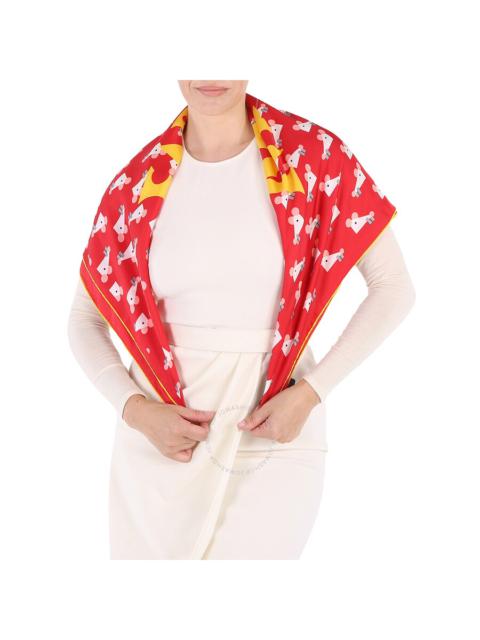 MCM MCM Ladies Red CNY Bandana