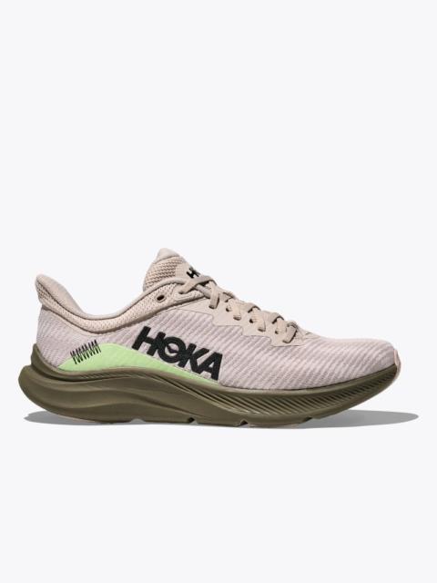 HOKA Men's Solimar Shoes in Putty/Eucalyptus