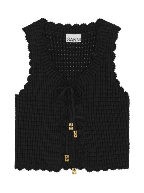 GANNI Ganni Women Crochet Top