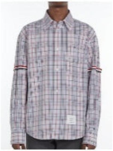 Thom Browne Thom Browne Men Oversize Check Shirt