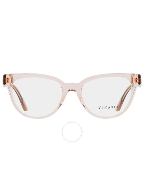 Versace Demo Cat Eye Ladies Eyeglasses VE3315 5339 52