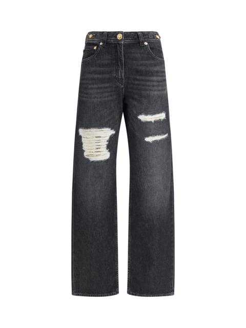 VERSACE Cut-out Detail Jeans
