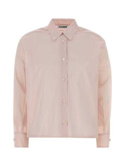 Jil Sander Jil Sander Women Pastel Pink Cotton Shirt
