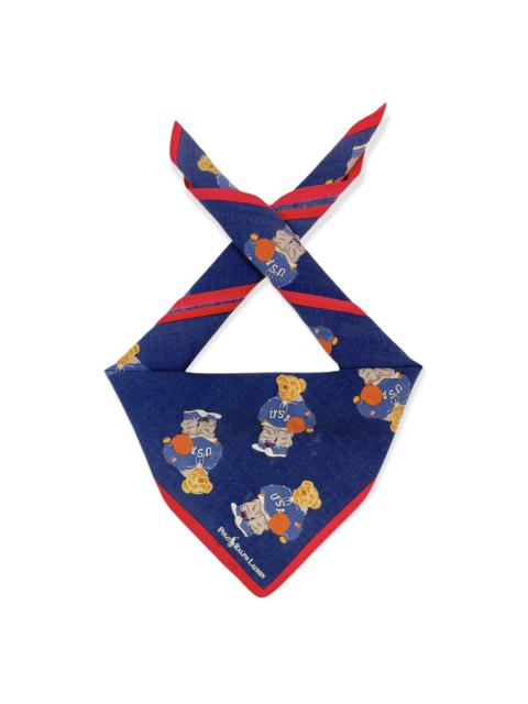 Other Designers Polo Ralph Lauren Bear Bandana Handkerchief Neckerchief