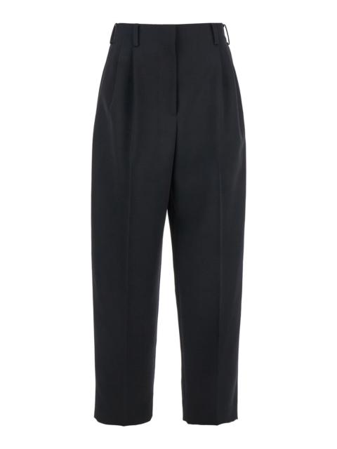 Givenchy Givenchy Women 'Cocon' Black Pants With Belt Loops In Wool Woman