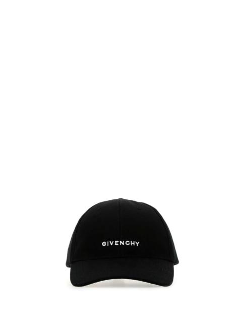 Givenchy Givenchy Men Black Cotton Baseball Cap