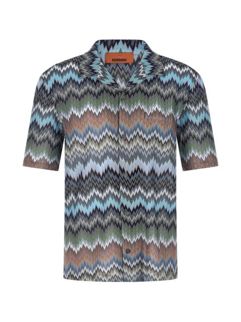 Missoni Chevron snake shirt