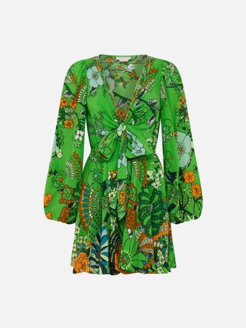 CAMILLA SHORT WRAP TIE DRESS