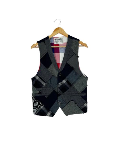 🌟DESIGUAL PATCHWORK VEST