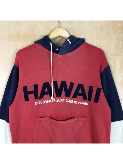 Other Designers Vintage - D**k Brewer Surf Club Hawaii Surf Sweater With Hoodie