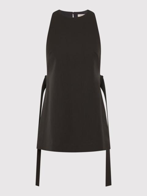 ST. AGNI Side Tie Top - Black Olive