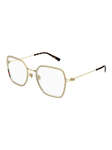 GUCCI Gucci Demo Square Ladies Eyeglasses GG1850O 003 51