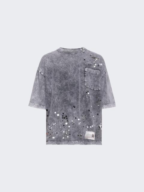 Maison MIHARAYASUHIRO Embellished Bleached Tee Grey