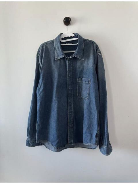 BALENCIAGA Balenciaga Back Logo Denim Jacket