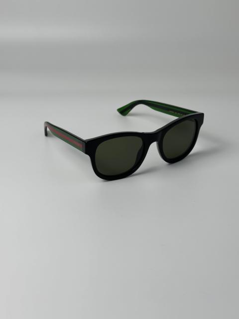 GUCCI BRAND NEW GG0003SN 002 Black Green Men Sunglasses