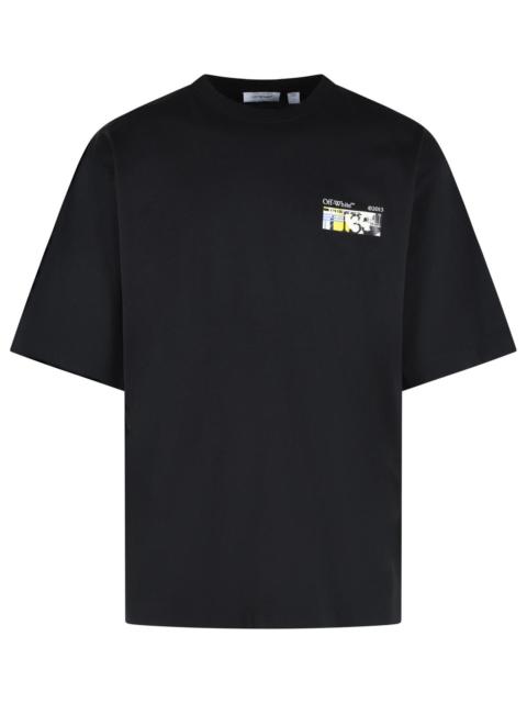 Off-White Off-white Industrial Arrow Black Cotton T-shirt