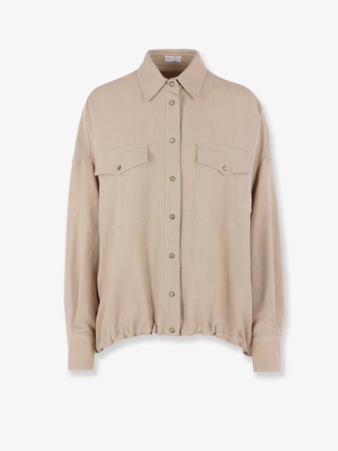 Brunello Cucinelli Brunello Cucinelli Viscose And Linen Shirt