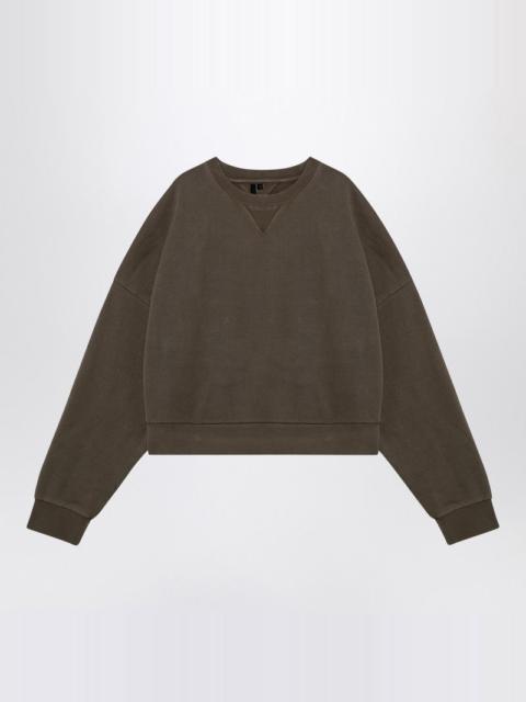 entire studios MILITARY GREEN SWEATSHIRT IN ORGANIC COTTON