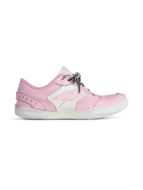 BALENCIAGA Women's Hamptons Medium Worn-out Sneaker in Pink/white