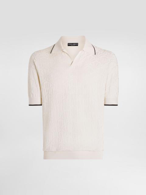 GUCCI adidas x Gucci cotton piquet polo | REVERSIBLE