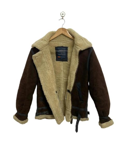 Other Designers Vintage Alpha Industries Sheepskin Sherling Jacket