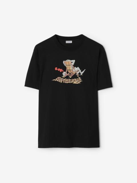 Burberry Beach Knight Cotton T-shirt
