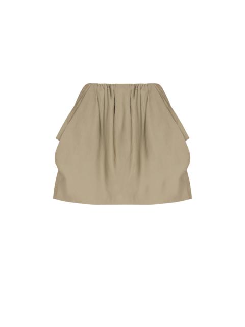 Balmain Cotton poplin balloon skirt
