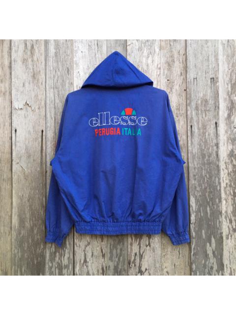 Other Designers Vintage - Vintage Ellese Zip Up Buttoned Jacket Spell Out Big Logo