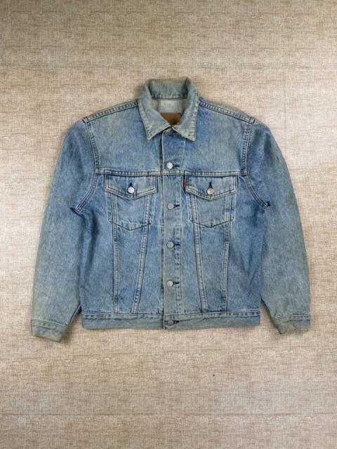 Other Designers Levi's Vintage Clothing × Vintage - Vintage LEVI’S Type-3 Orange Tab Denim Trucker Jacket