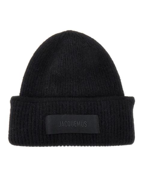 JACQUEMUS Jacquemus Knitted Beanie Hat Black Women
