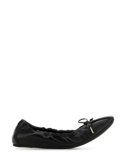 FERRAGAMO Salvatore Ferragamo Women Black Leather Joelle Ballerinas