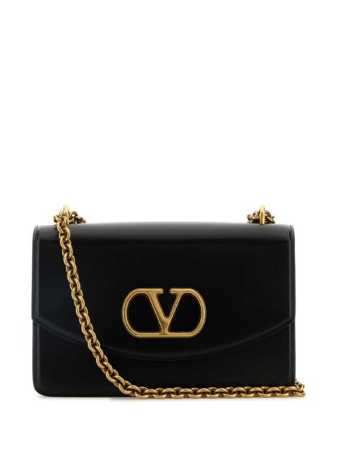 Valentino Valentino Garavani Women Black Leather Vain Shoulder Bag