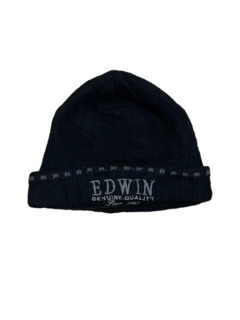 Other Designers Vintage Designer Edwin Since 1961 Black Beanie Streetwear
