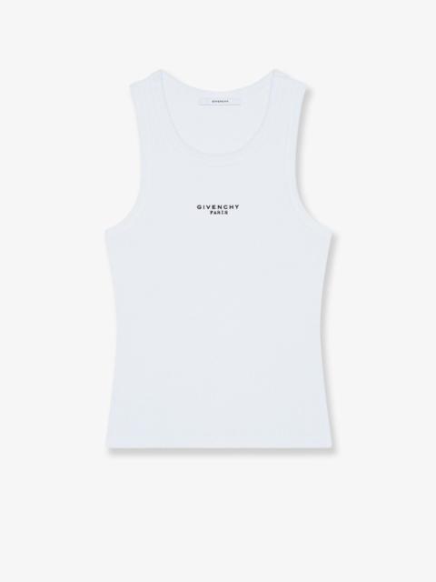Givenchy Givenchy Cotton Blend Tank Top White
